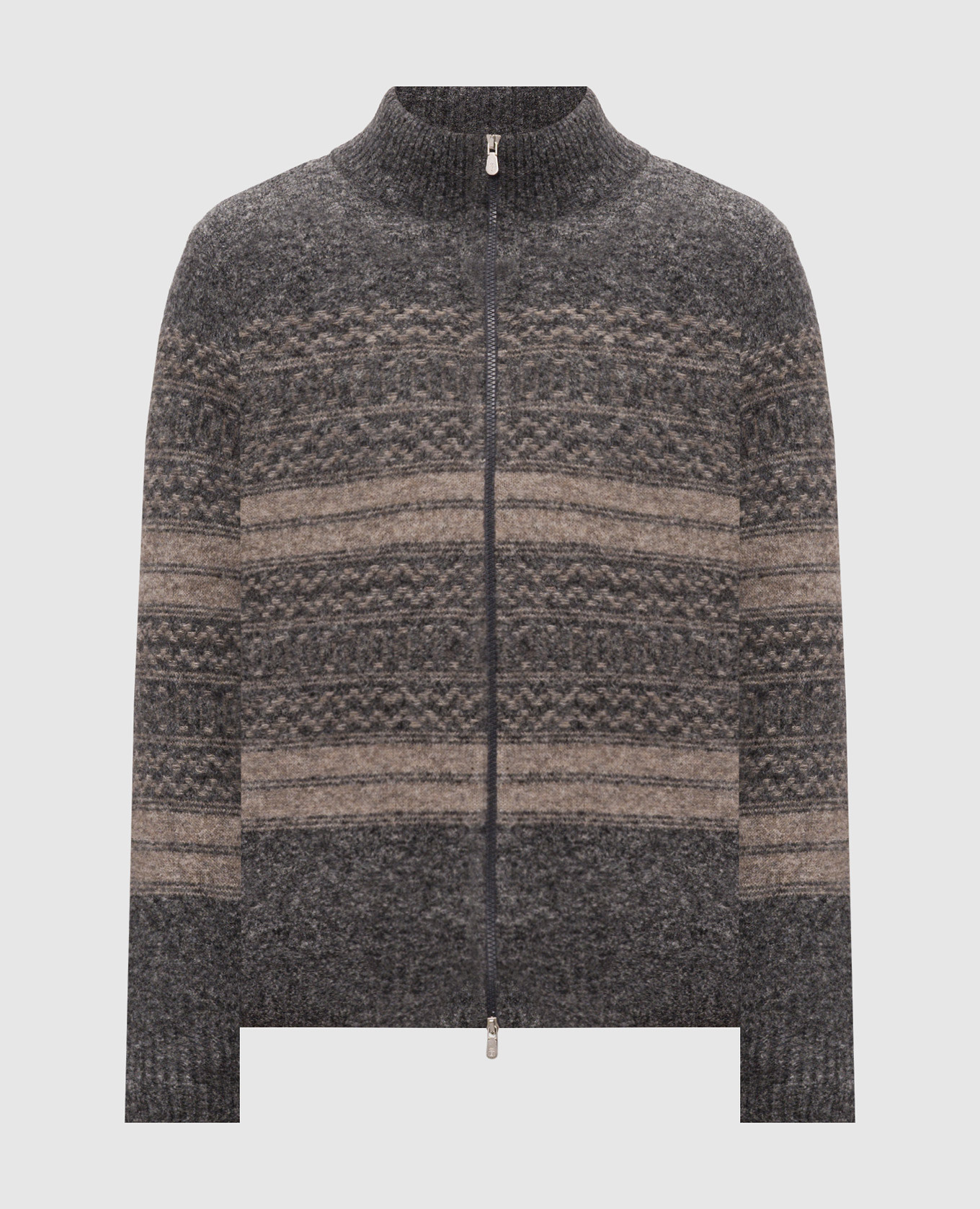 

Gray cardigan with alpaca wool and cashmere Brunello Cucinelli, Grey