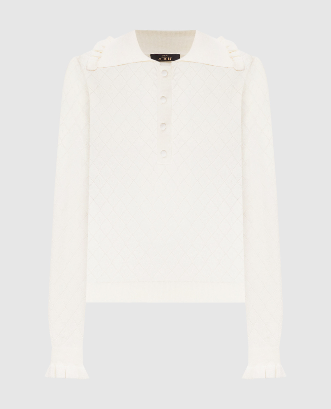 Ivory polo shirt