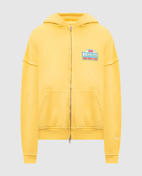 Rhude Tripolis Rally Team yellow insulated sports jacket RHPF26HO18012