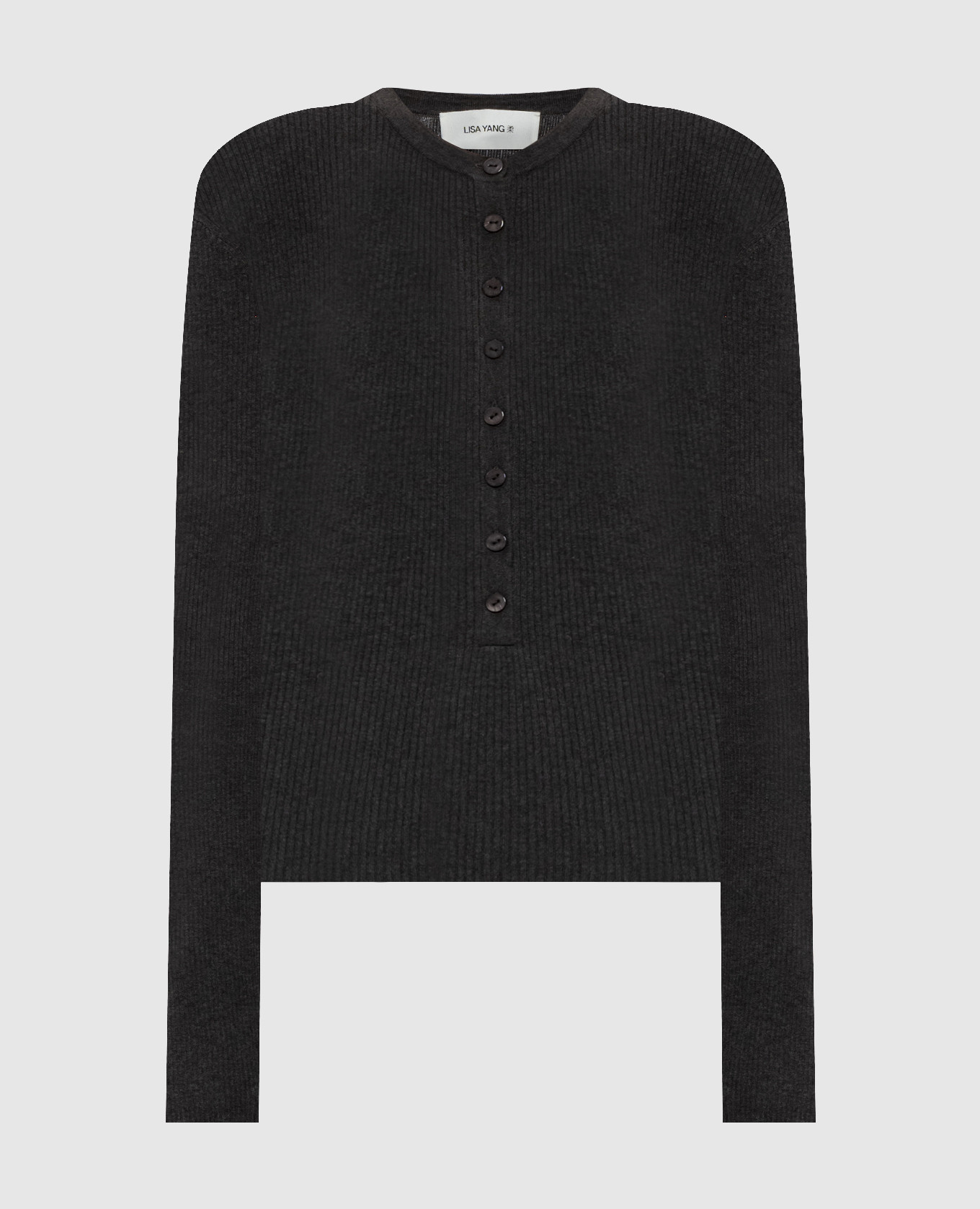 Airi khaki ribbed cashmere jumper