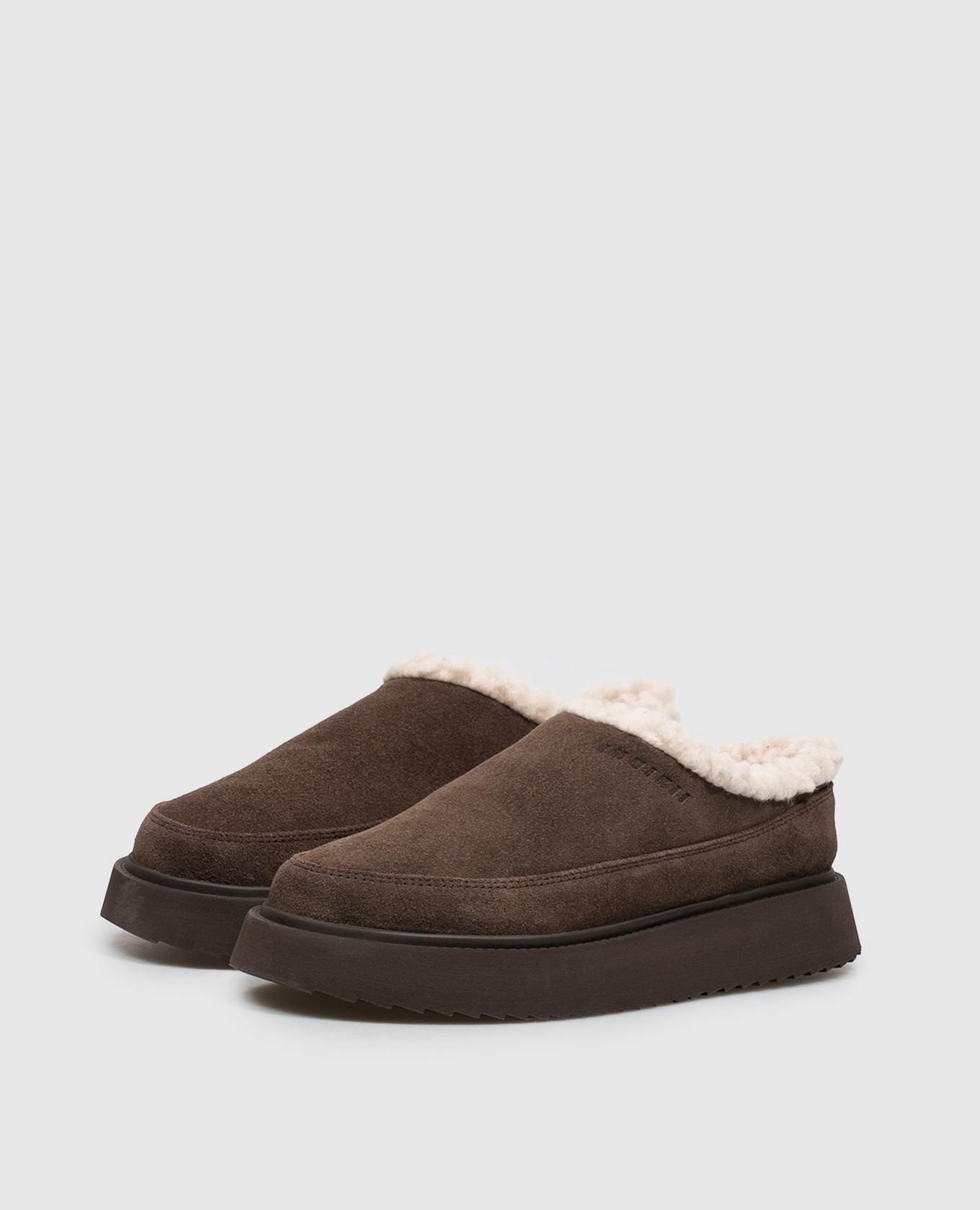 Brown suede mules Inuikii 2