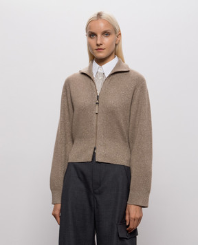 Brunello Cucinelli Brown cashmere cardigan M1E224716