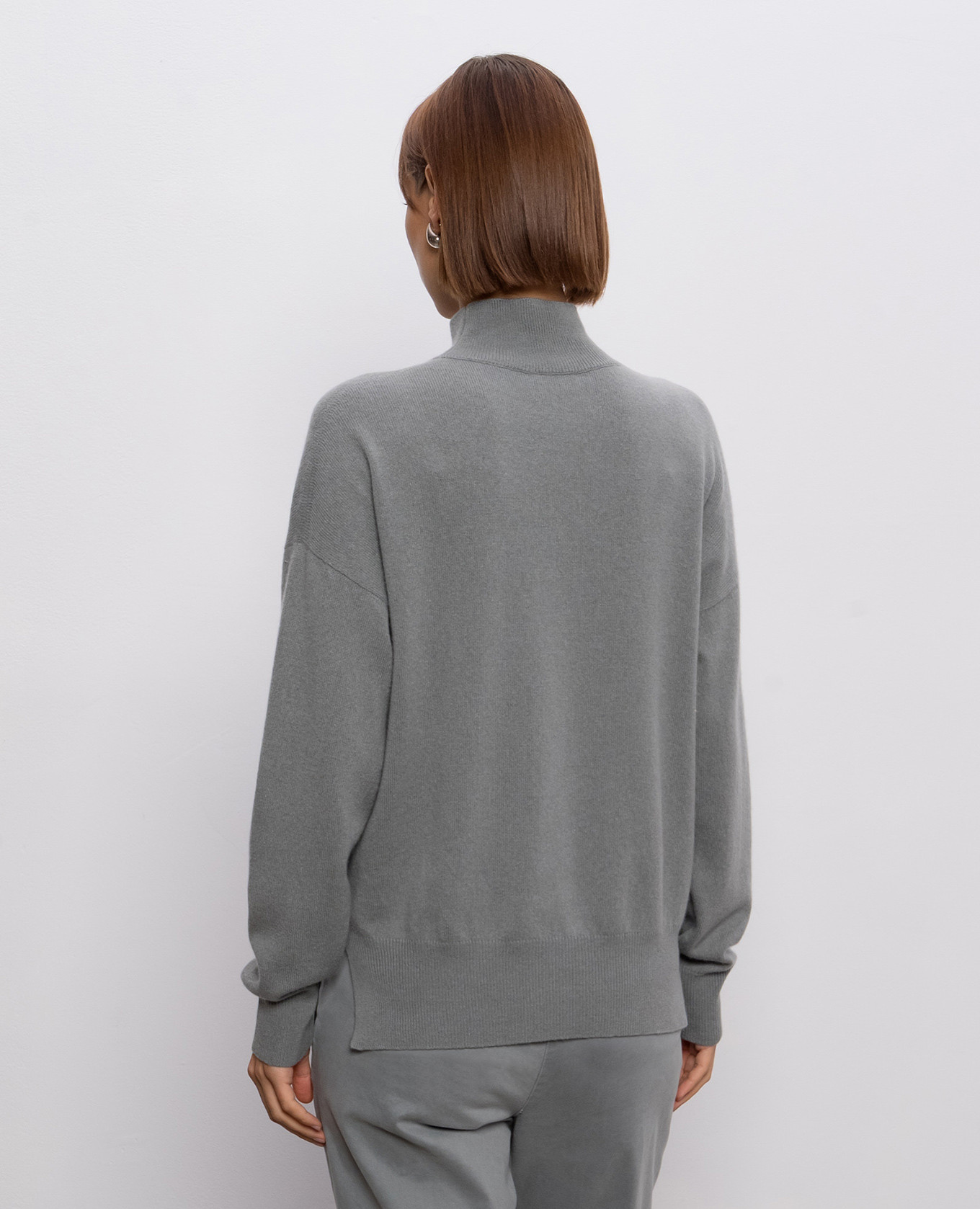 Green wool, silk and cashmere sweater Peserico 4