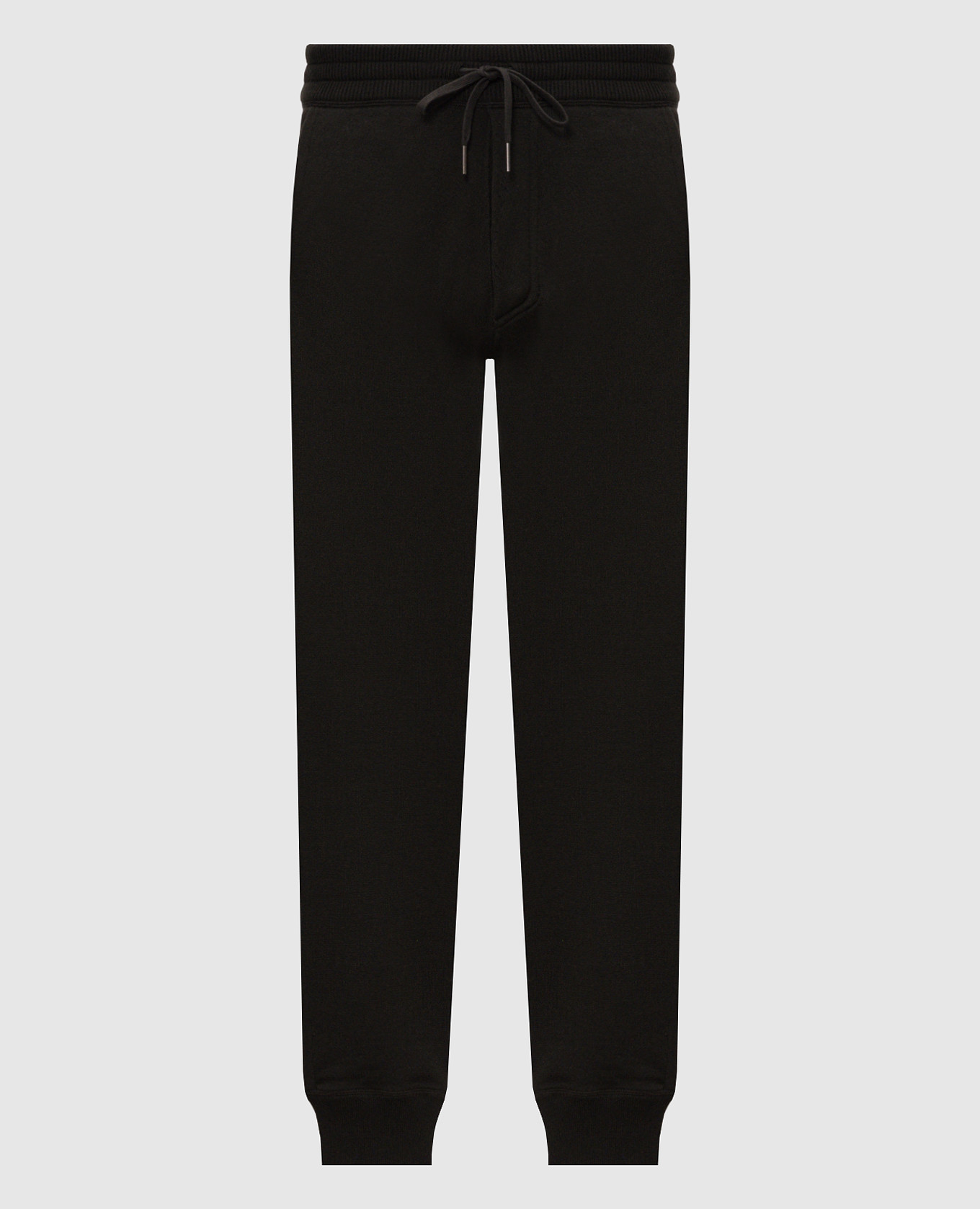 Pantalon de survêtement en cachemire et laine vert foncé