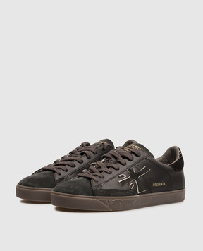 Premiata Steven black leather sneakers STEVEN