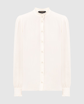 Twinset Ivory blouse with silk 262TP278B