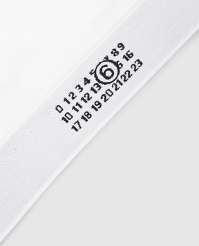 Maison Margiela MM6 White top with emblem MKRG80060