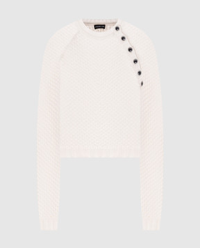 Jacob Lee Ivory cashmere sweater WCC0037SS26W