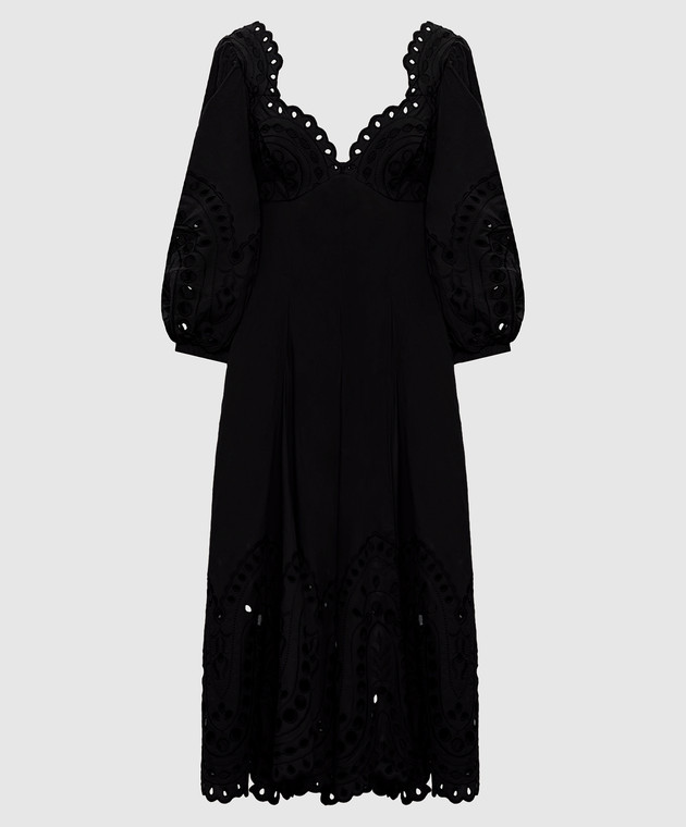 black casual dress midi Steve Madden Women's Nola Mesh Midi Dress - Black