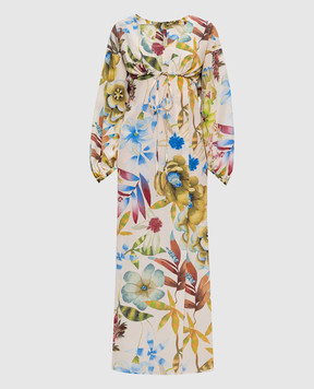 Momoni INCANTO ivory silk dress with bolero MODR01101MO
