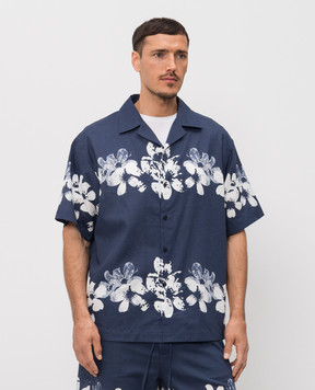 Iceberg Blue shirt with linen G1103633