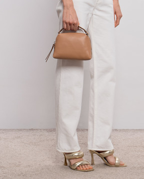 Gianni Chiarini Alifa beige leather crossbody bag BS8145COMMGRN