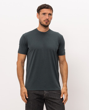 Tom Ford Green T-shirt with monogram embroidery JCS004JMT012