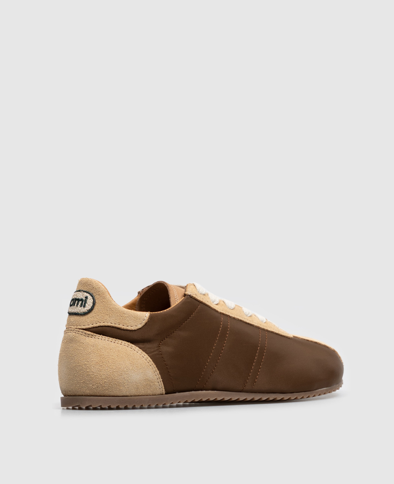 Brown combination sneakers Ami Paris 3