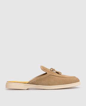 Doucal's Brown suede mules DD8894JOANUF229