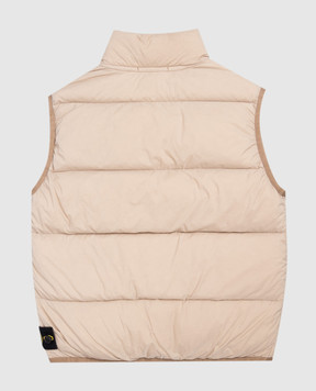 Stone Island Children's beige down vest L2S16G100001S002814