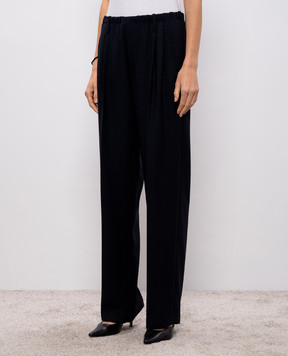 Brunello Cucinelli Blue wool pants MG507P8983
