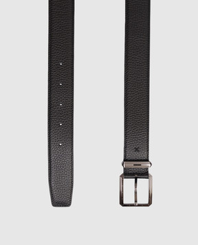 Stefano Ricci Black leather belt N382VDA588U