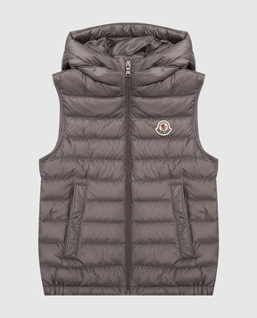 Moncler ENFANT Children's gray down vest Uzay L19541A00007597YF1214