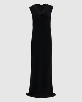 The Row Tefra black maxi dress 10527W4312