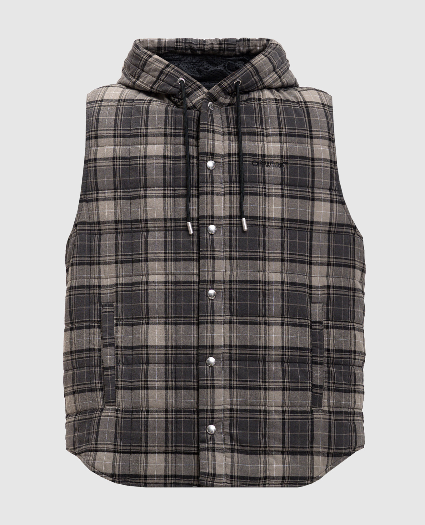 

Gray checked vest Off-White, Grey