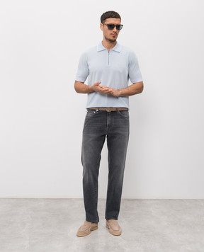 Peserico Gray jeans with a worn effect R54717L71Q04280