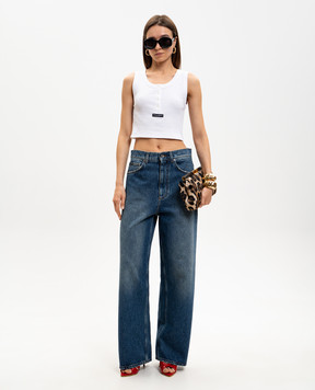 Dolce&Gabbana Blue jeans with a worn effect FTDGVDG8OC8