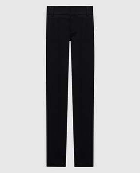 SSHEENA Black Plain Pants with Wool 26FWPLAINTF26004