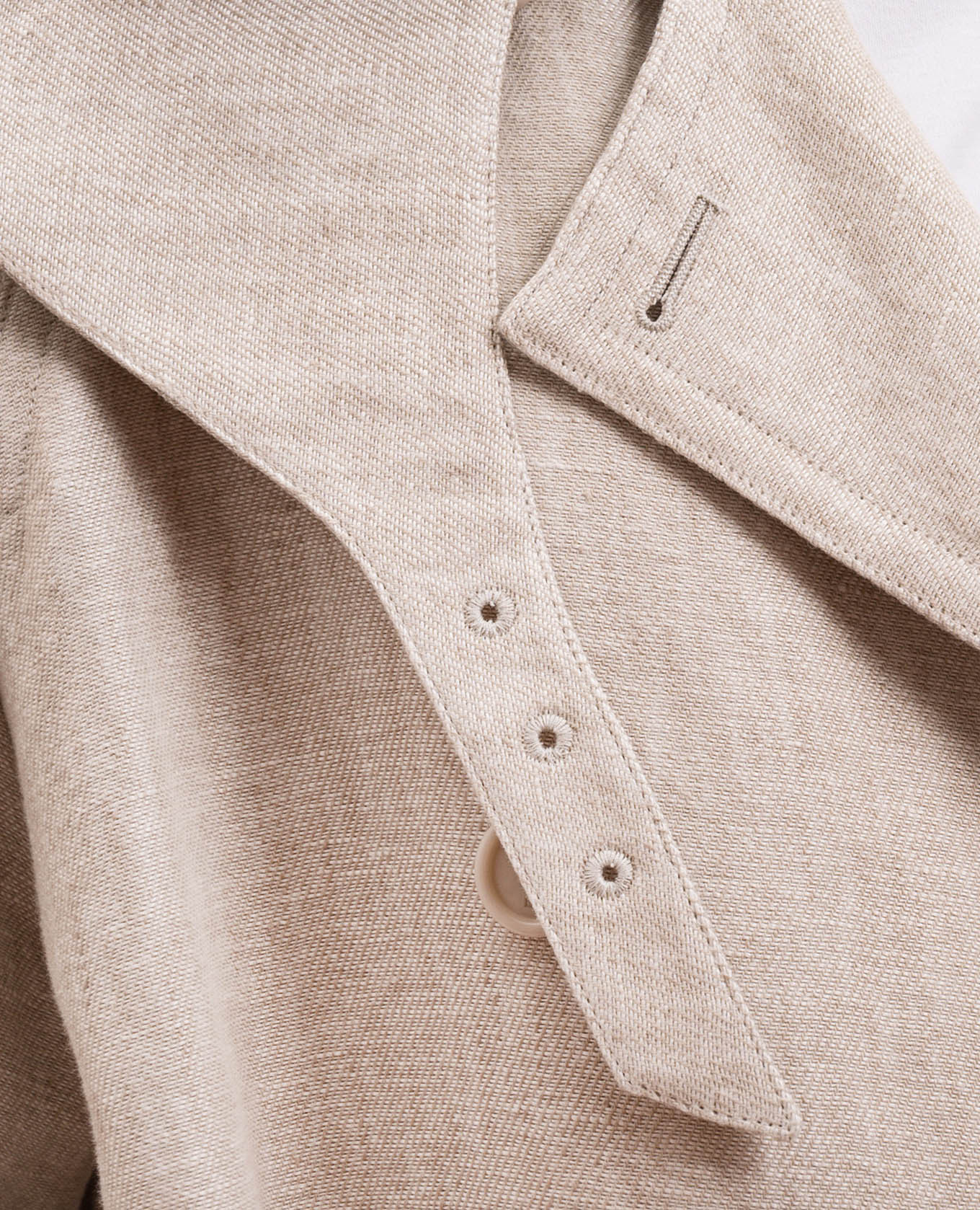 Beige linen trench coat MXSPEDAGGI Max Mara 5