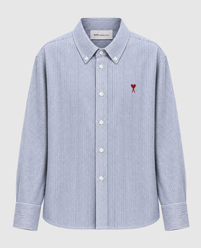 Ami Paris Striped shirt BFUSH063CO0087