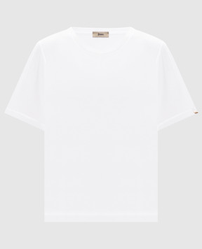 Herno White straight-cut T-shirt JG000325D52003