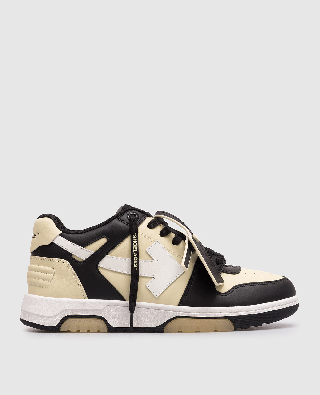 Out Of Office leather sneakers with contrast logo