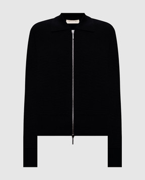 Max Mara Black wool cardigan MMLSNACK