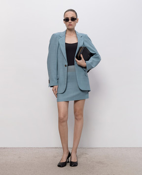 Maison Margiela MM6 Blue wool jacket S62BN0119M35884