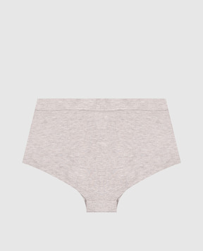 Palm Angels Grey logo patch briefs PLA1UWBT08SI