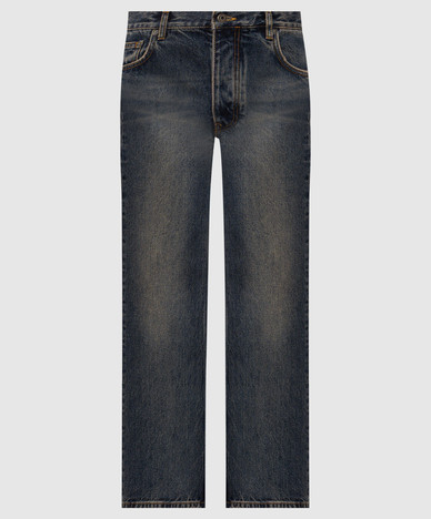 Jeans blu con stampa Half Arrow
