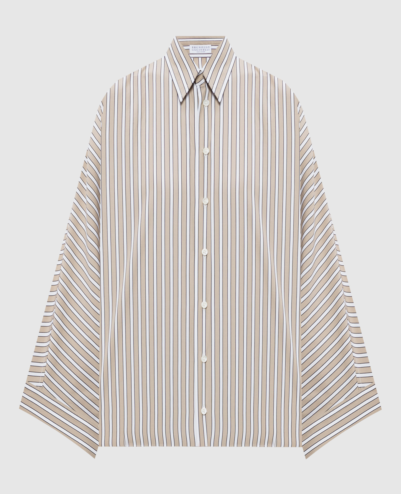 Beige striped shirt
