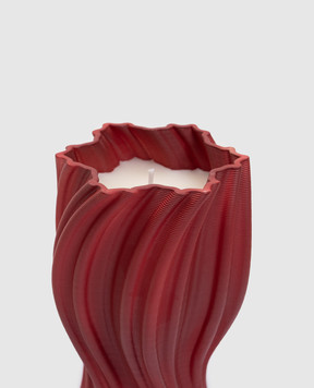 Palais Royal Rosso Rubono scented candle in a porcelain candle holder 1038065