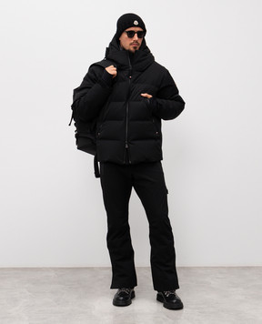 Moncler Grenoble Black golf with monogram patch K20978G00020899JO