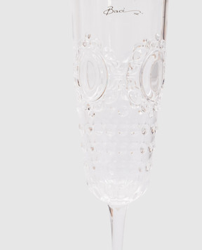 Baci Milano Clear acrylic champagne glass BRGFLBAR08P