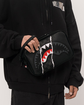 Sprayground SHARK SLASH black children's toiletry bag 910B9351NSZ