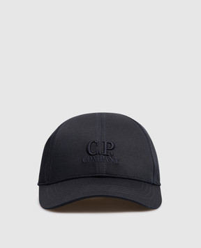 C.P. Company Children's blue cap with logo embroidery CPX005LOA04