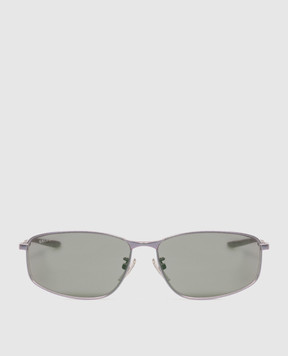 Balenciaga Pink Monday sunglasses with logo engraving 858894T0005
