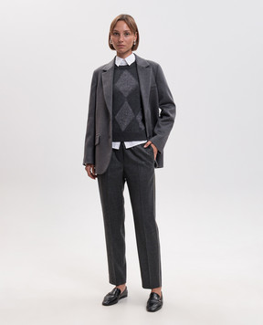 Peserico Gray jacket with wool A0124108846