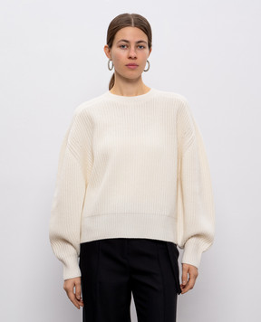 Loulou de Saison White cashmere sweater NAURU NAURULDS