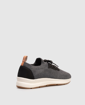 Enrico Mandelli Gray combination sneakers 0WALKC6057
