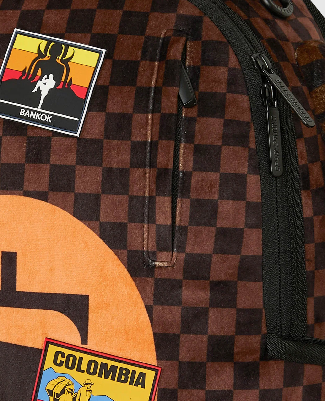 Children's brown backpack BEARPACK GLOBAL MOGUL Sprayground 4
