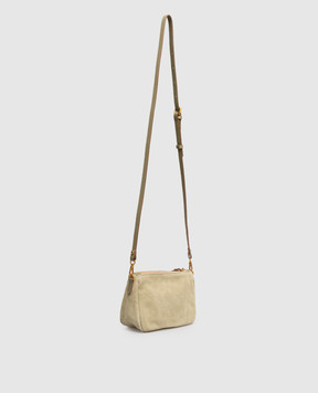 Gianni Chiarini Nora green suede crossbody bag BS10224CMPL