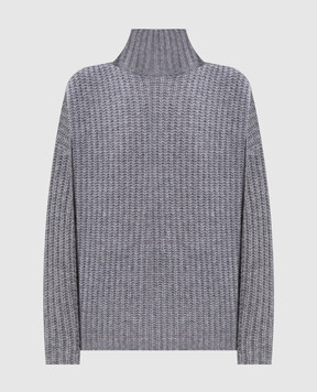 Allude Gray cashmere and silk sweater 26577092