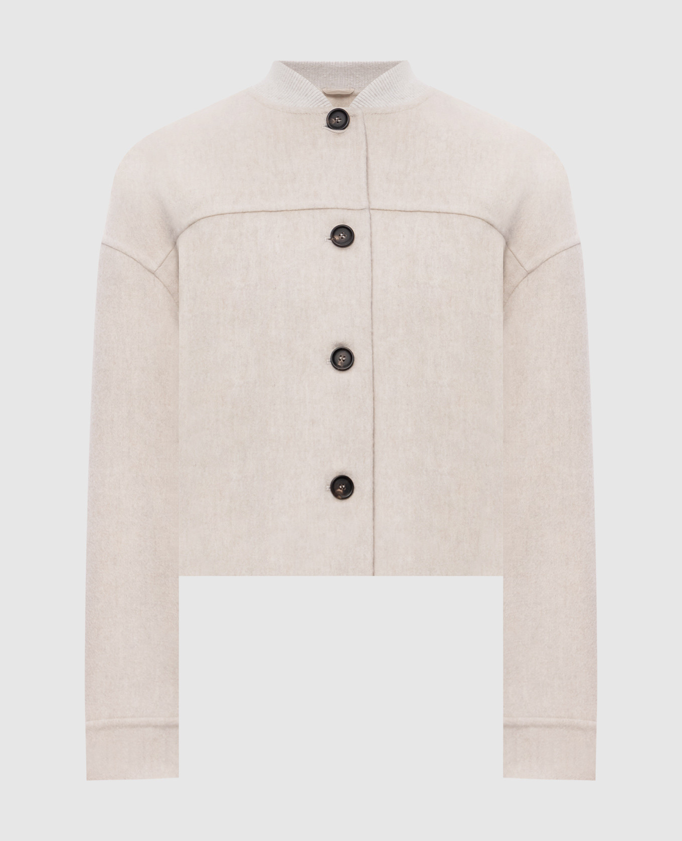 Beige cashmere jacket Brunello Cucinelli